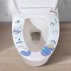 Toilet Seat Cartoon Pattern Non-Slip Waterproof Toilet Seat Pad Easy To Clean Reusable Hygienic Waterproof Toilet Seat Protector