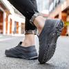 Modne Męskie Buty Deszczowe z Niską Cholewką Outdoorowe Antypoślizgowe Kalosze Męskie Modne Wodoodporne Buty Odporne na Ścieranie Buty Robocze do Kuchni Ogrodu Męskie