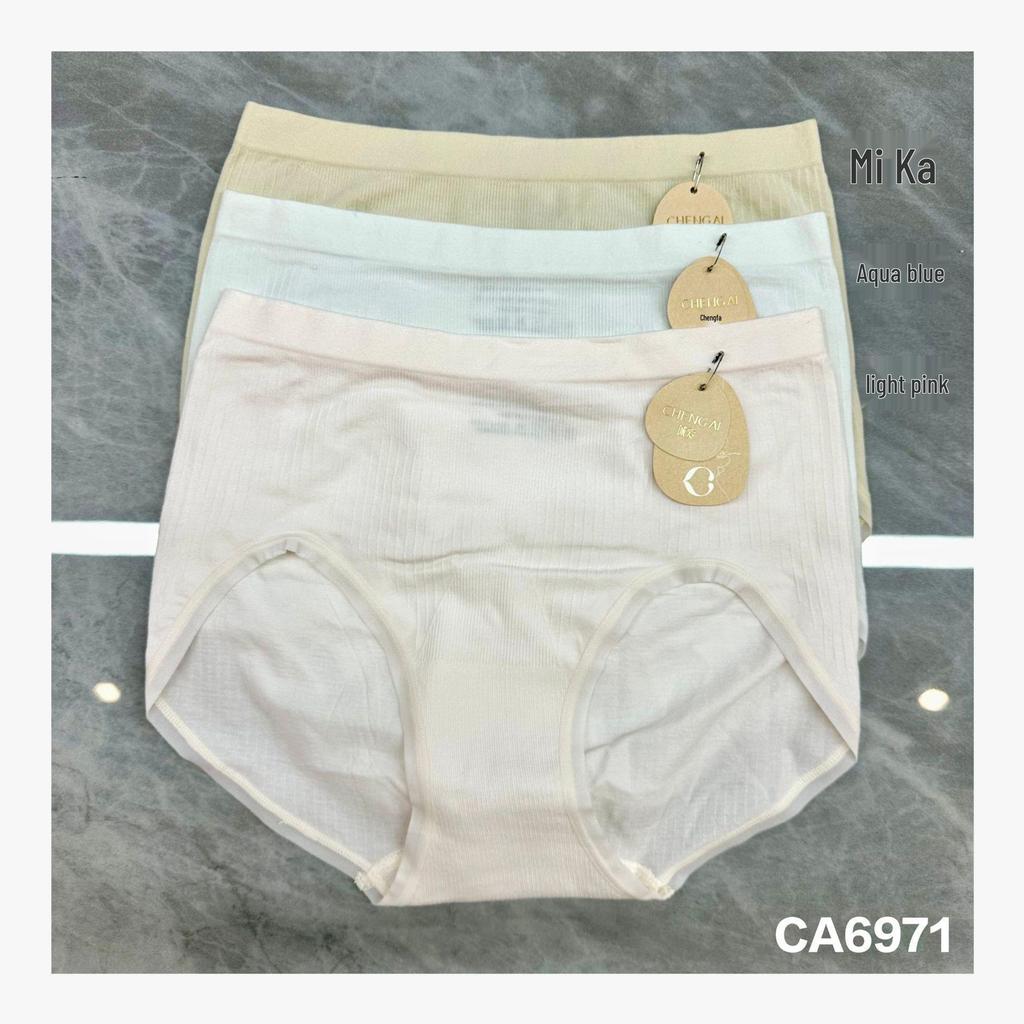 Cheng Ai CA6971 Seamless Breathable Cotton Pants - Soft & Comfortable (3 pcs/box)
