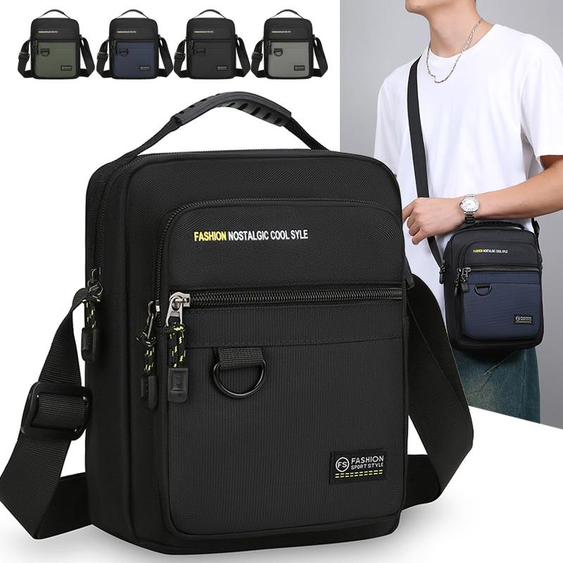 Men's Shoulder Bag New Casual Men's Bag Waterproof Outdoor Multi-Functional Crossbody Bag