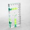 Magnetic Base Pocket Acrylic Check Bubble Level Tool Mini Level Tool Construction Tool with 90°/180° Level Bubbles