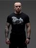 Oversized T-shirt with Russia Strength of Spirit Print