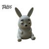 Cute Animal Desk Decor 3D Printed Rabbit Pen Holder, Large Capacity Organizer, Matte Shaped Holder Finish Pencil for Office Home School Decoration