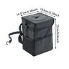 Washable Car Trash Can Waterproof Car Organizer With Lid Hanging Garbage Bag  Car Accessories