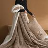 Luxury Warm Fleece Lambswool Double-sided Blanket for Home or Office