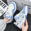 Wear-resistant board shoes women  new students all match thick sole sports casual shoes burst letter bread shoes