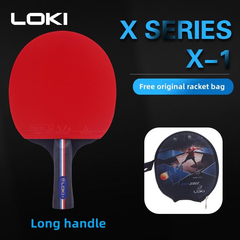 LOKI X1/X2/X3 ITTF Ping Pong Bat Profesional Racket  High Elasticity Sponge Rubber Ping Pong Bat with Racket Bag