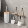 Stehende Basis Toilettenbürsten-Set Anti-Tropf Toilettenrand-Reinigerbürste Toilettenreinigung