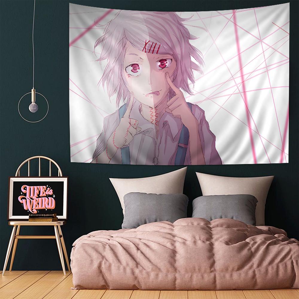 Tokyo Ghoul Juuzou Suzuya Anime Printed Large Wall Tapestry Art Decor for Study Room Home Dorm Dark Style Room Decor Blanket