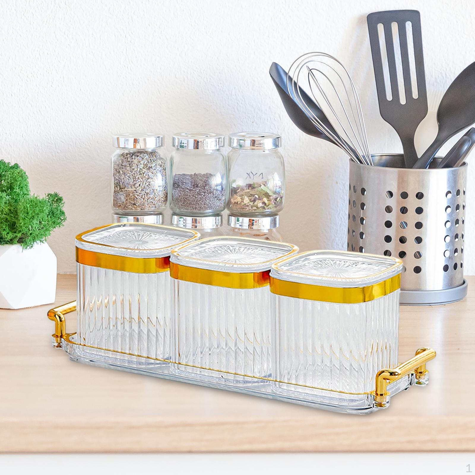 

Platter Set with Cover, Snack Serving Tray білий