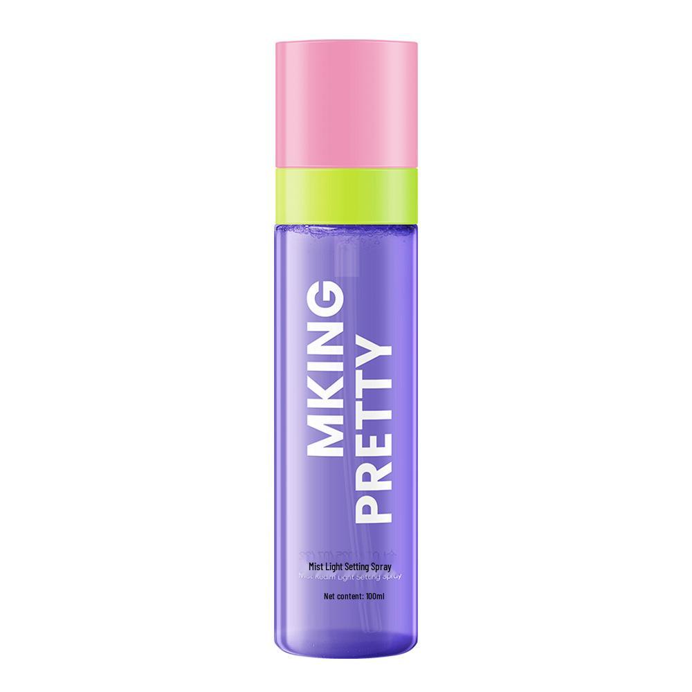 MKING PRETTY Mist Light Setting Spray – Waterproof, Sweatproof, Long-lasting, Smudge-resistant, Moisturizing, Portable.