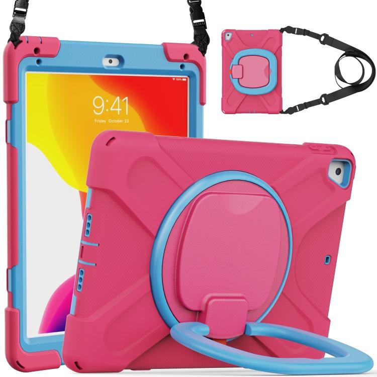 Heavy Duty Tablet Case for iPad 9.7 Inch 2017/2018/Air 2/Pro 9.7 Inch Built-in Screen Protector With Folding Handle Grip