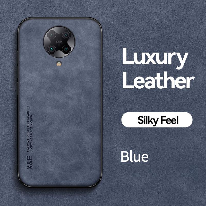 Funda For Xiaomi Poco F2 Pro Case Leather Car Magnetic Holder Phone Case For Poko Little F 2 PocoF2 Pro F2Pro Matte Back Cover