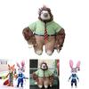 Adorable Crazy Animal City Cartoon Plush Toy Bunny Judy Fox Stuffed Animal Doll Pillow