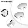 Bathroom Drain Hole Covers In Chrome Finish Pack of 2 Round Replacement Trims