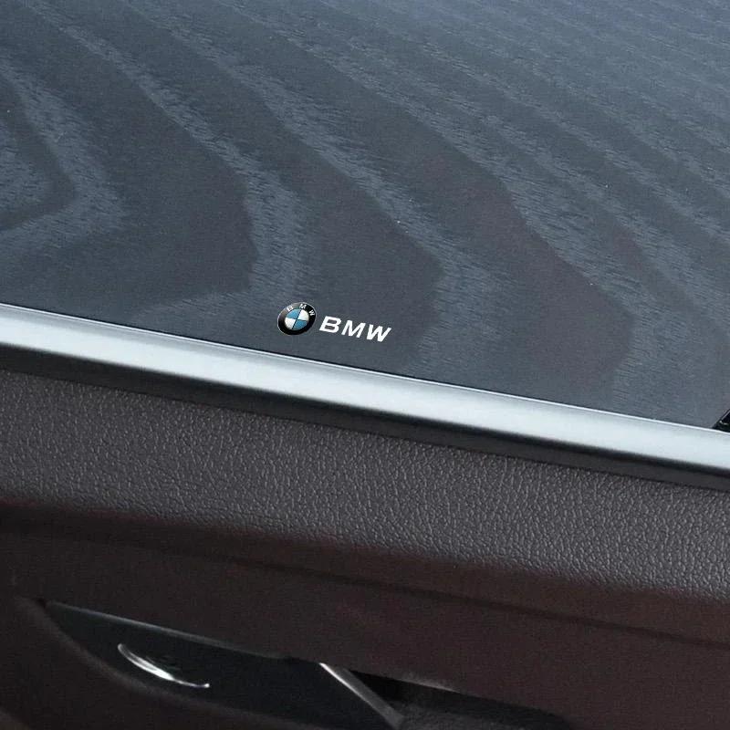 X4 X5 X6 For BMW Car Interior Sticker Central Control Decals Emblem Badge For BMW 50th Kith F30 F10 E90 E46 E60 E70 E39 E36 E87