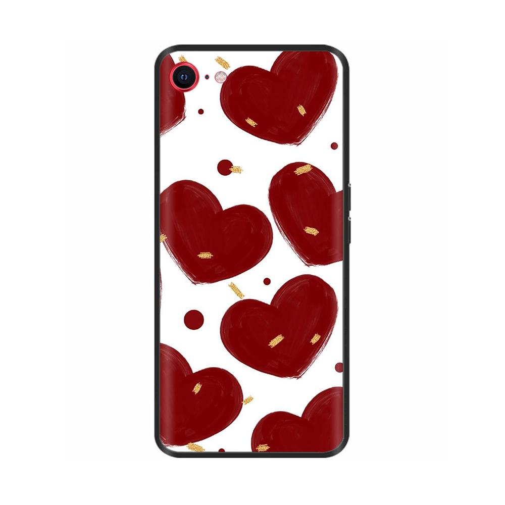 For iPhone SE 2020 Phone Case Funny Camera Protection Soft Liquid Silicone Back Cover for iPhone SE 2016 5 5S Cover for iPhoneSE