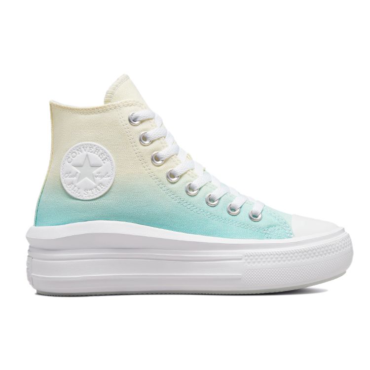 Converse Chuck Taylor All Star Move High Ombre - Light Dew Dámské tenisky Zelená Volavka 572898C
