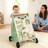 Wooden Baby Walker, Speed Control, 18+ Months, Green