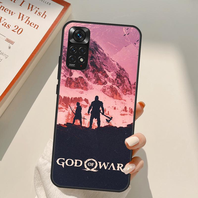 Funda de God of War Para Xiaomi Redmi Note 11 Pro 8 9 11S 10S 9S Note 10 Pro Cubierta Para Redmi 10 10C 9A 9C