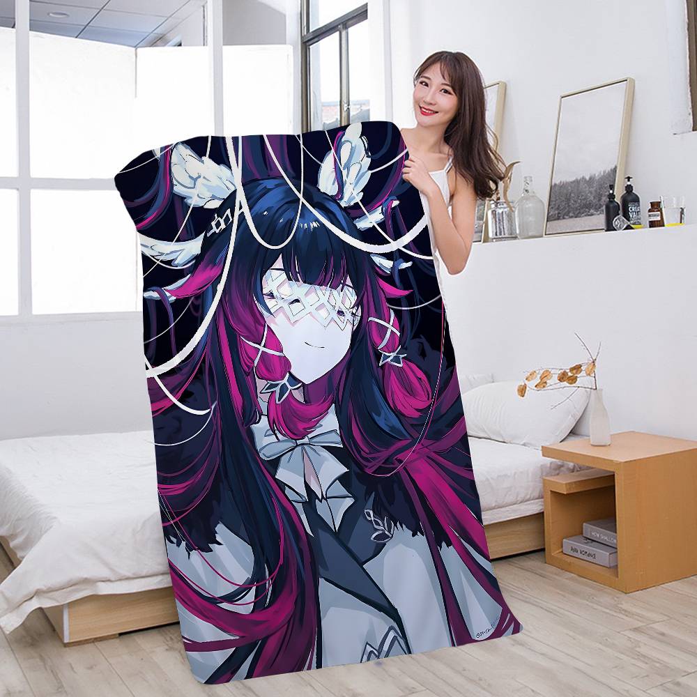 G-Genshin I-Impacts C-Columbinas Microfiber Blanket Quick Drying Beach Towels Oversized Printing Super Absorbent Pool Towel Blanket