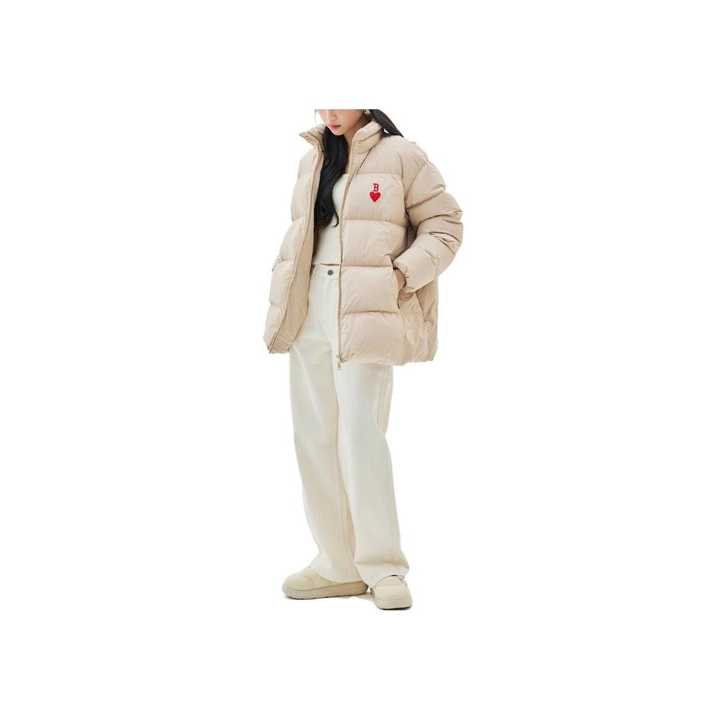 New MLB HEART MID PADDING Jackets Unisex Pink 3ADJH0236-43BGS