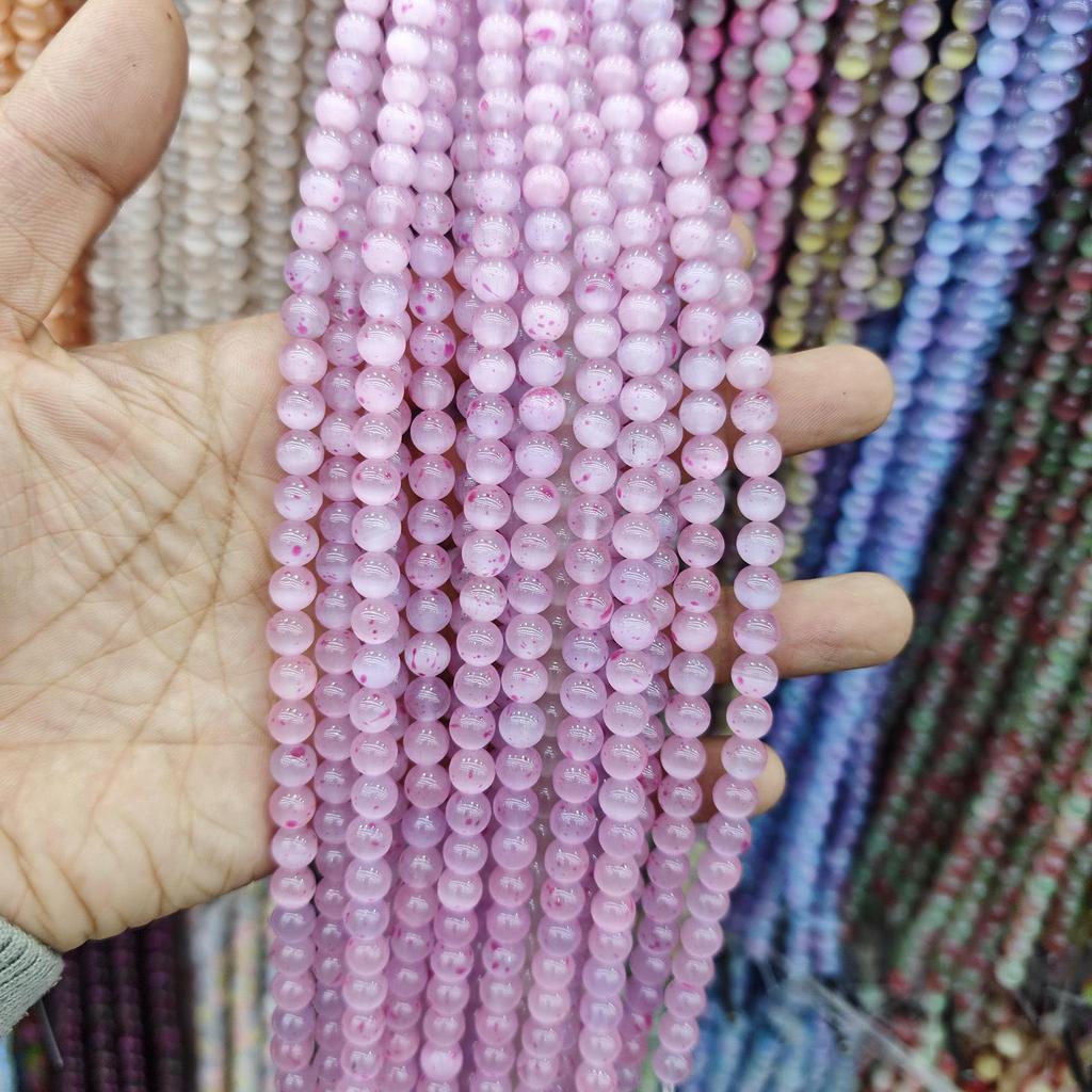 8mm Cat's Eye Stone Beads: Single, Double, Triple-Color, DIY Jewelry Round Beads