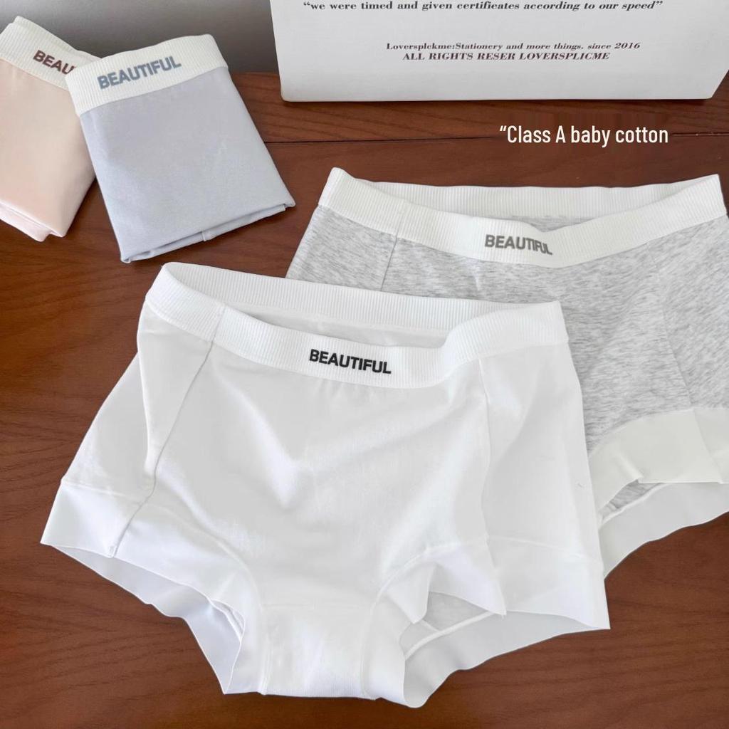 Women's Antibacterial Cotton Boxer Briefs: Safety Pants & Underwear Combo