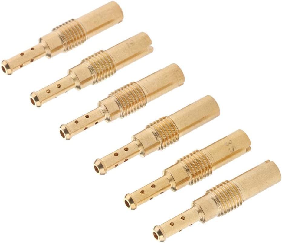 

Pilot Jet Slow Jet Keihin Slow Pilot Jet PWK Keihin 6pcs #32#35#38#40#42#45 OKO CVK 32-45 Motorcycle Accessories