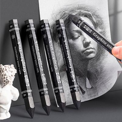 Šestihranná grafitová tyčinka pro kreslení skicování stínování tužky umělecké skicování černý uhlový křída studentské umělecké malířské potřeby