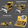 Vehicle Bulldozer Plastic Kid Toy With Inertia Propulsion And Multifunction
