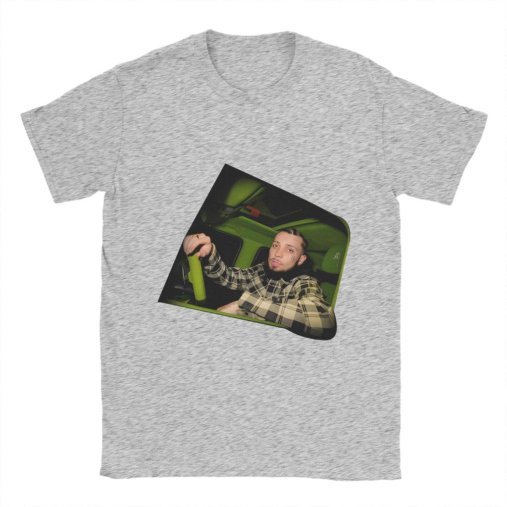 Bawełniana koszulka rapera Jc Reyes dla mężczyzn na lato   Hip Hop   Koszulki vintage z okrągłym dekoltem Hip Hopowa koszulka odzież projektowa plus size