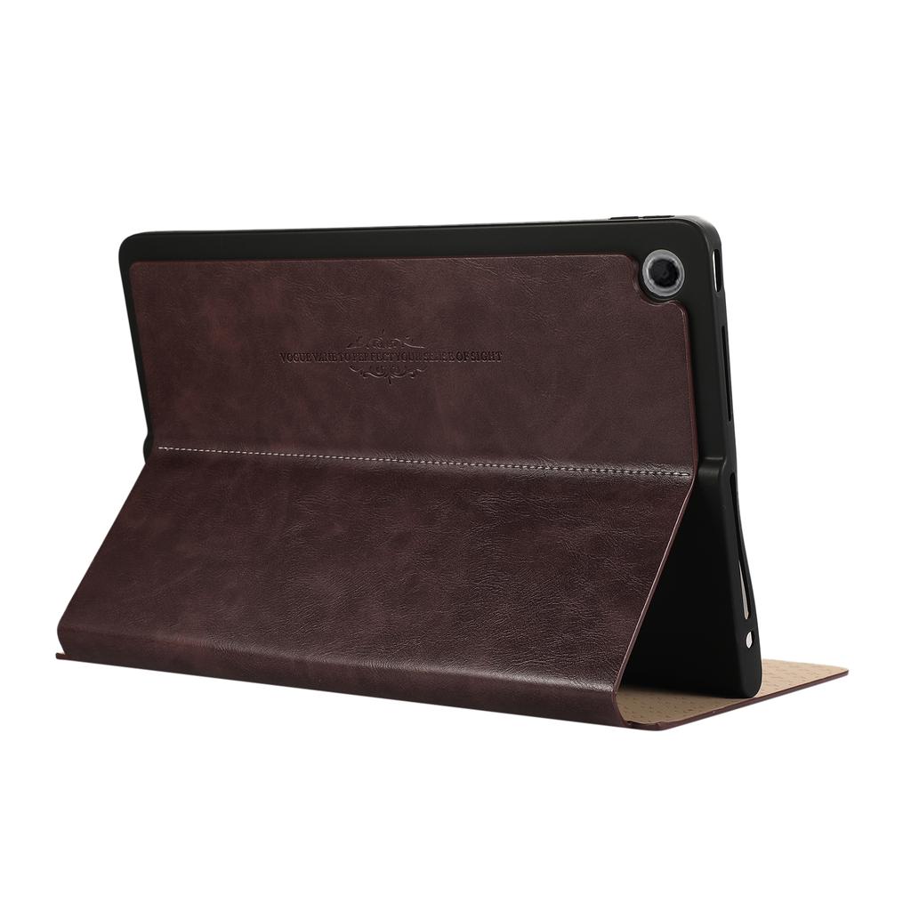 For Lenovo Tab Plus Stand Case Anti-Scratch PU Leather Tablet Flip Cover