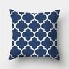 Sofa Cushion Pillow Home Decor Pillowcase Geometric  Cover Blue Grey  Decoration