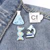 Personality & Creativity Alloy Brooch with Cell Division Design