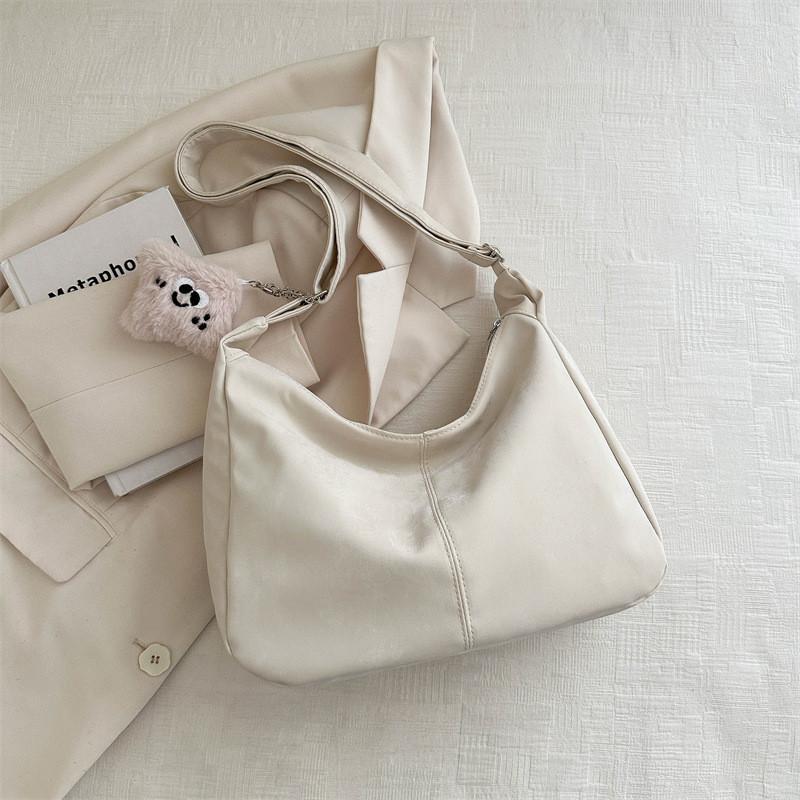 

Trendy Spring 2024 Simple Pu Tote Bag For Women With Large Capacity And Chic Design Without pendant