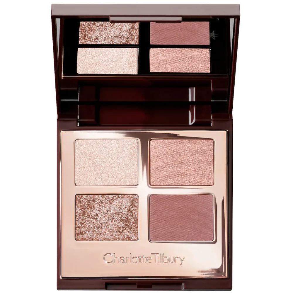 Charlotte Tilbury Luxury 4-Color Eyeshadow Palette Exaggereyes Shimmer Finish