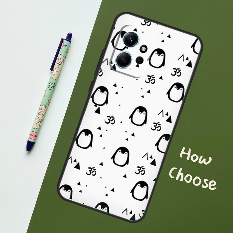 

Cute Kawaii Penguin Case For Xiaomi Redmi Note 15 Pro Plus 14 13 10 11 12 Cover For Redmi 15C 15 13C 12C 14C 10C Redmi 15 5G