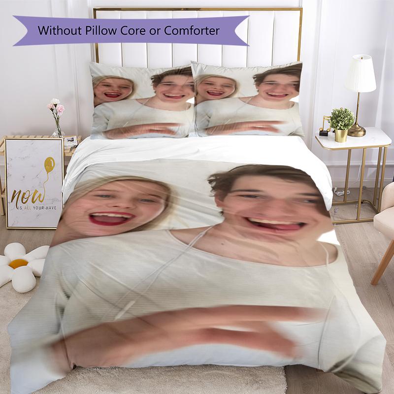 3pcs Skam Bedding Set Duvet Cover Closure Includes 1 Duvet Cover & 2 Pillowcases, Soft and Comfortable for All Seasons.