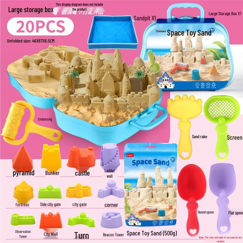 Children's Beach and Sand Play Set: Digging, Water Play, Shell Collecting, and Gardening Tools.