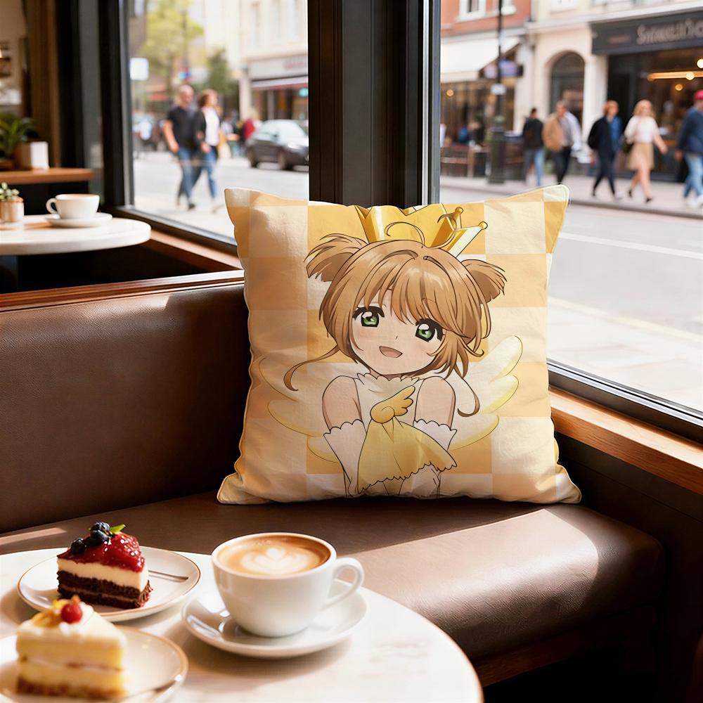 Anime Cardcaptor Sakura Kissenbezug Dekorative Kissenbezüge Bezug Sofa x Kissen Stück x x Kissenbezug