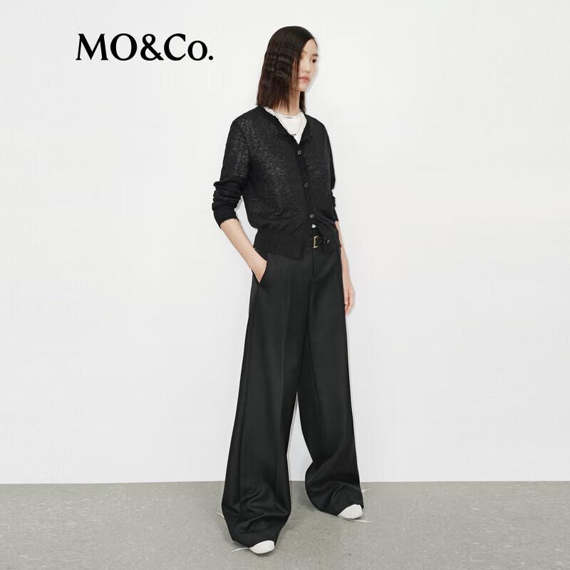 MO&Co. Alpaca Blend Knitted Cardigan