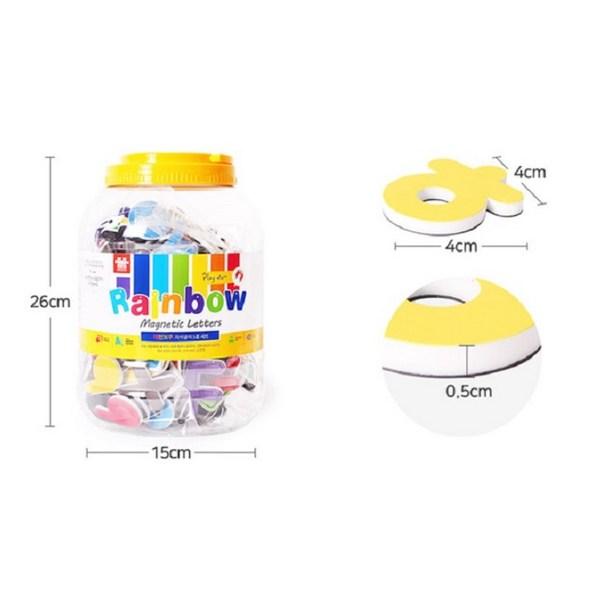 Ariati Rainbow Magnet Letter Puzzle Korean English Number 5 Sets, 1 Set, Korea Best Toddler Puzzle