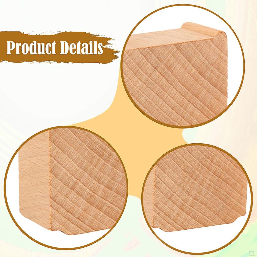 6x Train Track Bridge Piers for Kids Wooden Imaginative Play Toy Support Blocks Railway