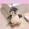 Cartoon Penguin Rabbit Football Shaped Plush Doll Pendant Keychain Gift Birthday