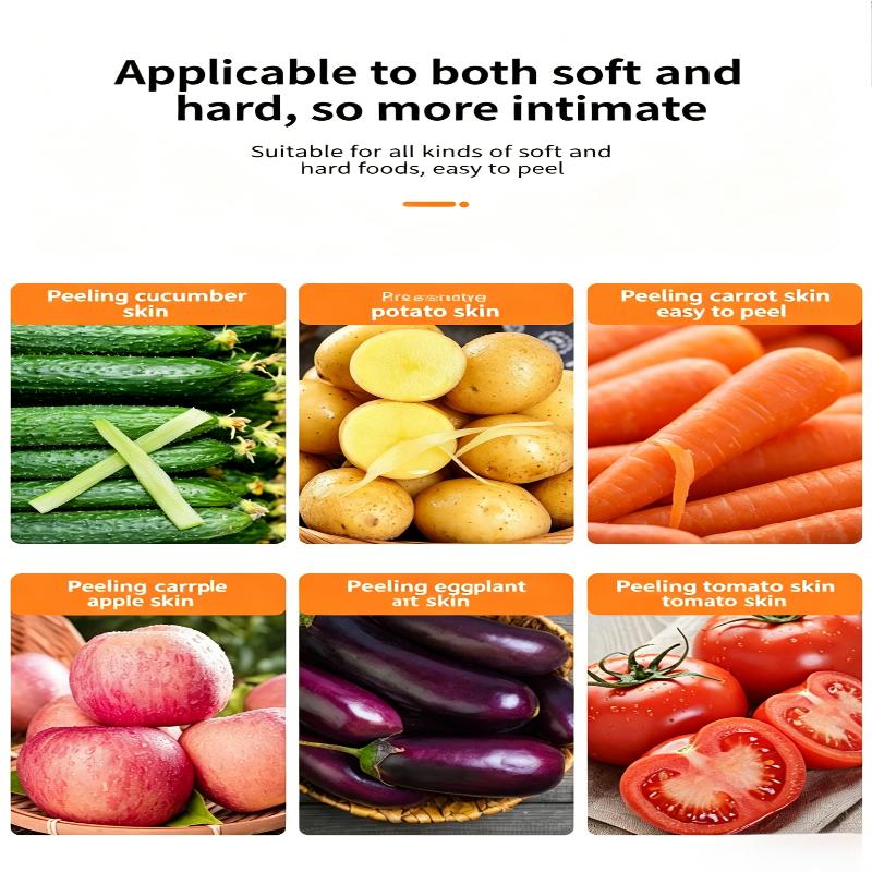 Stainless Steel Heavy-duty Peeler Fast Thin Waste-free Sharp Blade Kitchen Tool for Vegetables Potatoes Fruits Daily Use
