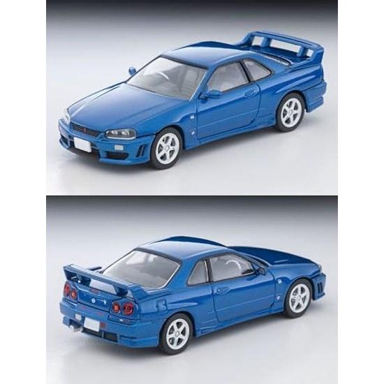 TOMYTEC Tomica Limited Vintage Neo 1 64 LV-N353b Nissan Skyline 2-Door Sports Coupe 25GT TURBO Optional Parts Blue 2000 Model Finished Product 335306