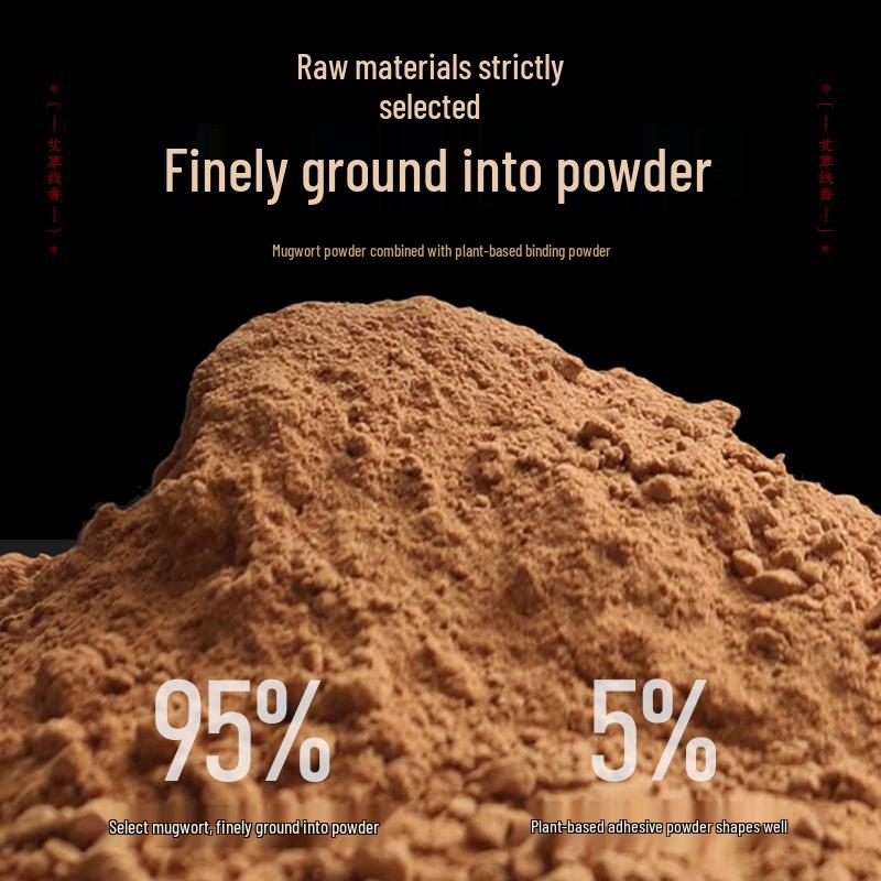 Natural Mugwort & Agarwood Incense Sticks - Indoor Aromatherapy, Summer Odor Removal, Auspicious Cloud Design, Buddhist Incense & Burner Set.