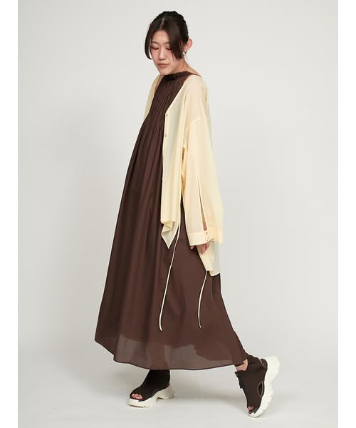 Emi Washer Flare Dress 13WFO252021BRW0