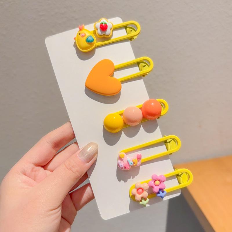 2024 Bunte Entenschnabel-Haarspangen für Mädchen - Niedliche Seitenscheitel & Frizzige Haarnadeln Kinder-Kopfschmuck